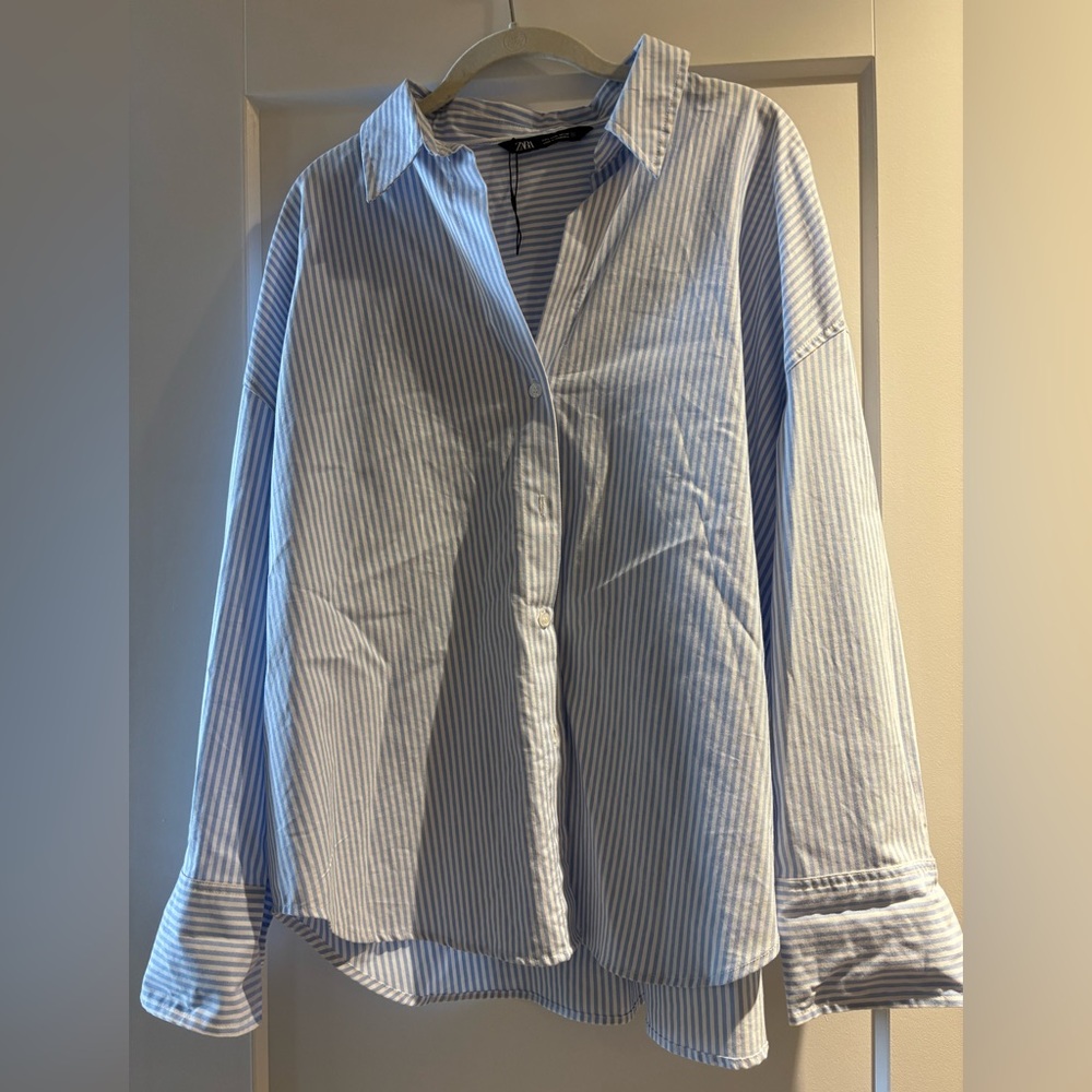 Zara Cotton Button Down Shirt
